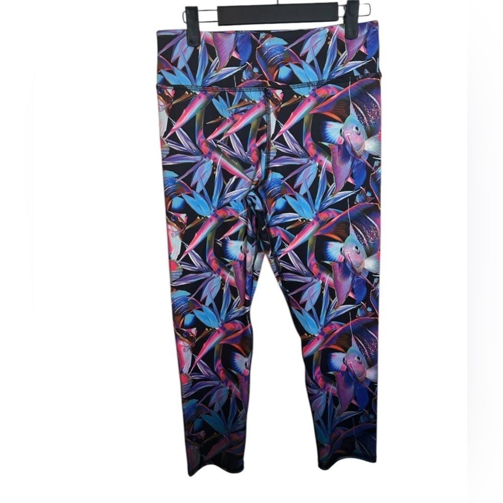 Evolution and Creation Flying Fish Patterned Leggings